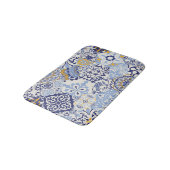 Kleurrijke Azulejos tegels: handgetekend patroon. Badmat (Gekanteld)