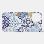 Kleurrijke Azulejos tegels: handgetekend patroon. Case-Mate iPhone Case (Achterkant (horizontaal))