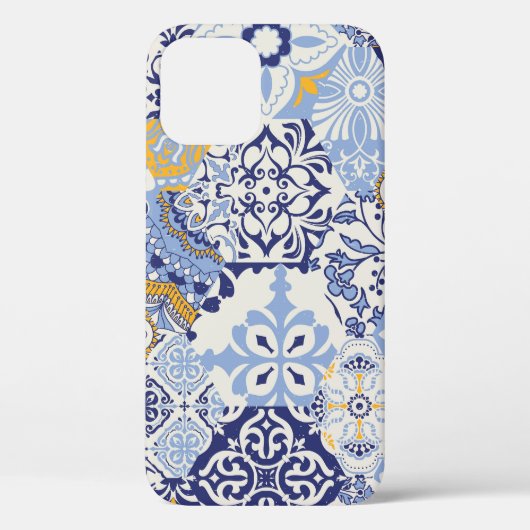 Kleurrijke Azulejos tegels: handgetekend patroon. Case-Mate iPhone Case (Achterkant)
