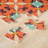 Kleurrijke Azulejos Traditionele Tegels Set Legpuzzel (Zijkant)
