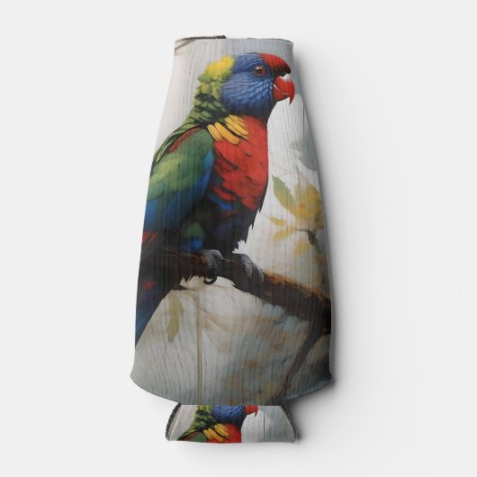 Kleurrijke baars: een regenboog Loriket in de boom Flesjeskoeler (Voorkant)