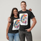 Kleurrijke baars t-shirt (Unisex)