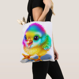 Kleurrijke Baby Chicken Tote Bag