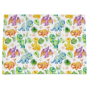 Kleurrijke Baby Dinosaurus Groot Cadeauzakje