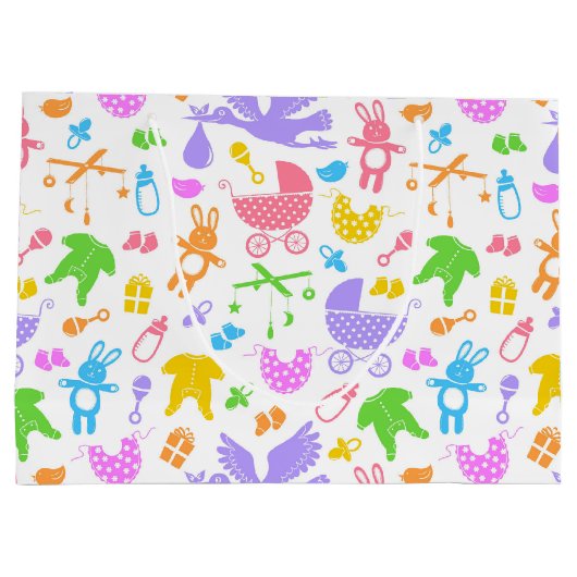 Kleurrijke Baby Groot Cadeauzakje (Achterkant)