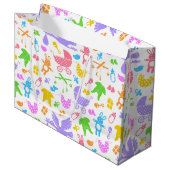 Kleurrijke Baby Groot Cadeauzakje (Voorkant Gekanteld)