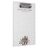 Kleurrijke Baby olifant illustratie Klembord (Rechts)