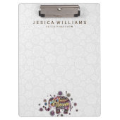 Kleurrijke Baby olifant illustratie Klembord (Voorkant)