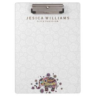 Kleurrijke Baby olifant illustratie Klembord