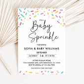 Kleurrijke Baby Sprinkle Uitnodigingen