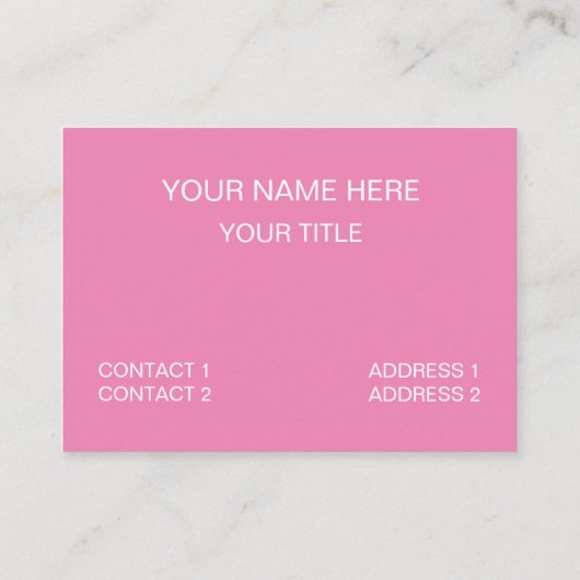 Kleurrijke Baby-voetafdruk Visitekaartje (Achterkant)