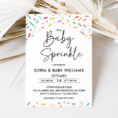 Kleurrijke babyshower uitnodigingen