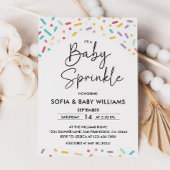 Kleurrijke babyshower uitnodigingen