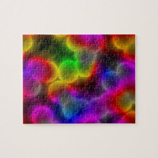 Kleurrijke bacteriën legpuzzel (Horizontaal)