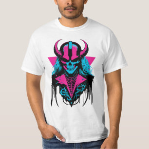 Kleurrijke Badass Zombie T-shirt