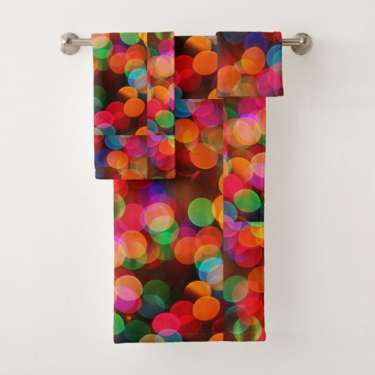 Kleurrijke badhanddoekset Kinder badhanddoeken Bad Handdoek (Insitu)