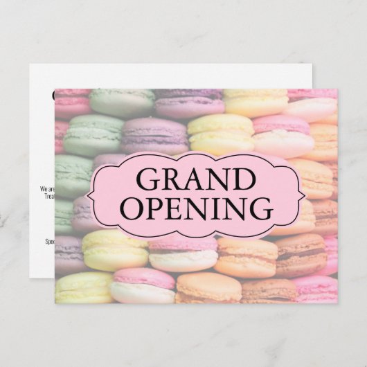 Kleurrijke bakkerij briefkaart (Voorkant / Achterkant)