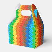 Kleurrijke bakstenen bouwstenen Speelgoed verjaard Bedankdoosjes (Achterkant)