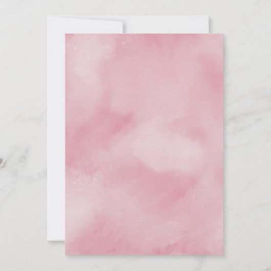 kleurrijke BalIoons baby shower uitnodiging (Achterkant)