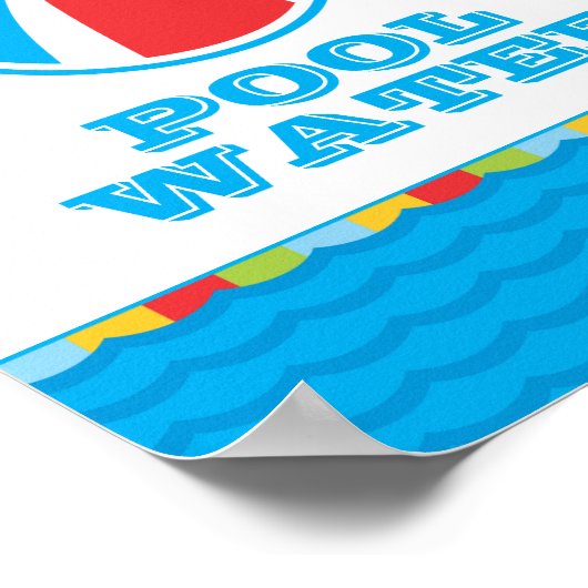 Kleurrijke ball-balpool Decor Sign. Poster (Hoek)