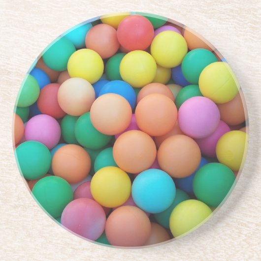 Kleurrijke Ballen Onderzetter (Voorkant)