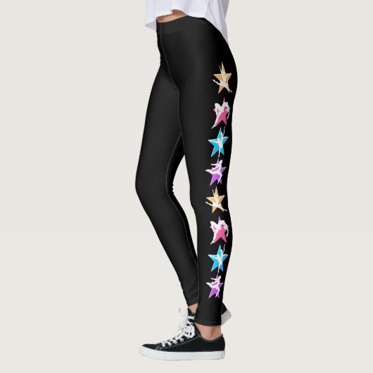 KLEURRIJKE BALLERINA SUPER STAR LEGGINGS (Links)