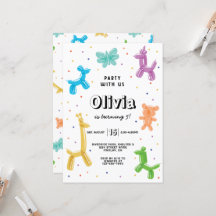 Kleurrijke ballondieren, vaderdag of leeftijd