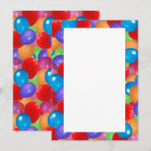 Kleurrijke ballonnen (Voorkant / Achterkant)