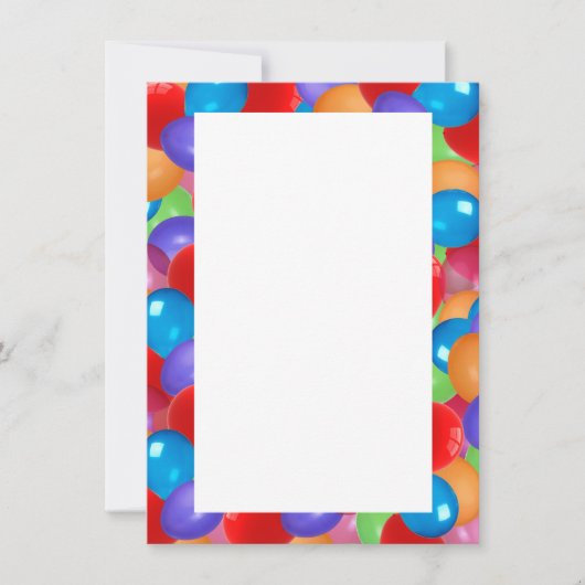 Kleurrijke ballonnen (Voorkant)