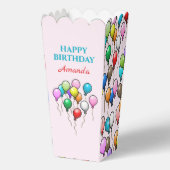 Kleurrijke ballonnen bedankdoosjes (Voorkant)