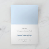 Kleurrijke ballonnen blauw rood oranje Vaderdag Kaart (Binnen)