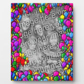 Kleurrijke ballonnen Creëer Uw eigen foto Fotoplaat (Voorkant)