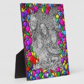 Kleurrijke ballonnen Creëer Uw eigen foto Fotoplaat (Zijkant)