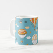 Kleurrijke ballonnen Feestelijk Patroon Ontwerp Koffiemok (Voorkant links)