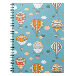 Kleurrijke ballonnen Feestelijk Patroon Ontwerp Notitieboek