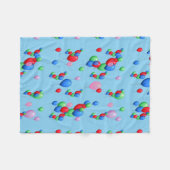 Kleurrijke ballonnen fleece deken (Voorkant (Horizontaal))