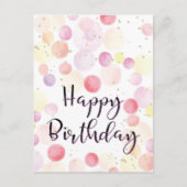 Kleurrijke Ballonnen Gefeliciteerd met je verjaard Briefkaart (Voorkant)
