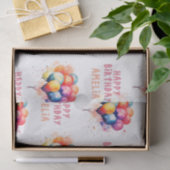 Kleurrijke ballonnen Kinder Happy Birthday Gift Tissuepapier (Geschenk)