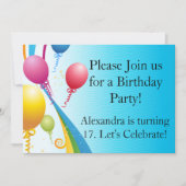 Kleurrijke ballonnen | Krullstonken Kaart (Voorkant)