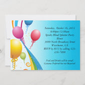 Kleurrijke ballonnen | Krullstonken Kaart (Achterkant)