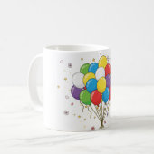 Kleurrijke Ballonnen Mok Ontwerp (Voorkant links)