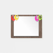 Kleurrijke ballonnen post-it® notes (Voorkant)