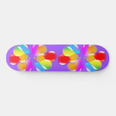 Kleurrijke Ballonnen Skateboard (Horizontaal)