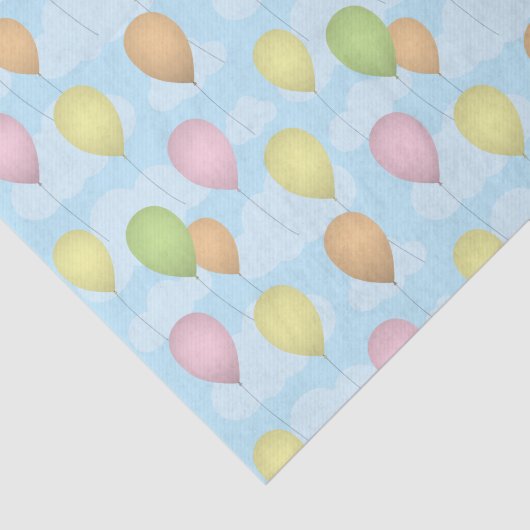 Kleurrijke ballonnen tissuepapier (Detail)