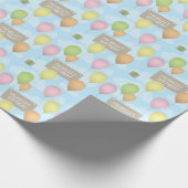 Kleurrijke ballonnen Verjaardagspatroon Verpakking Cadeaupapier (Hoek)