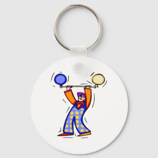 Kleurrijke ballonoefening sleutelhanger