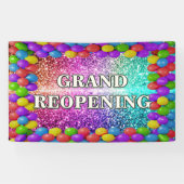 Kleurrijke Ballons Grand Reopening banner voor win (Horizontaal)