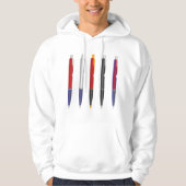 Kleurrijke balpen set hoodie (Voorkant)