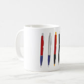 Kleurrijke balpen set koffiemok (Voorkant links)