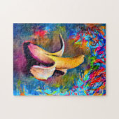 Kleurrijke banaanvruchten | Harde uitdaging Legpuzzel (Horizontaal)